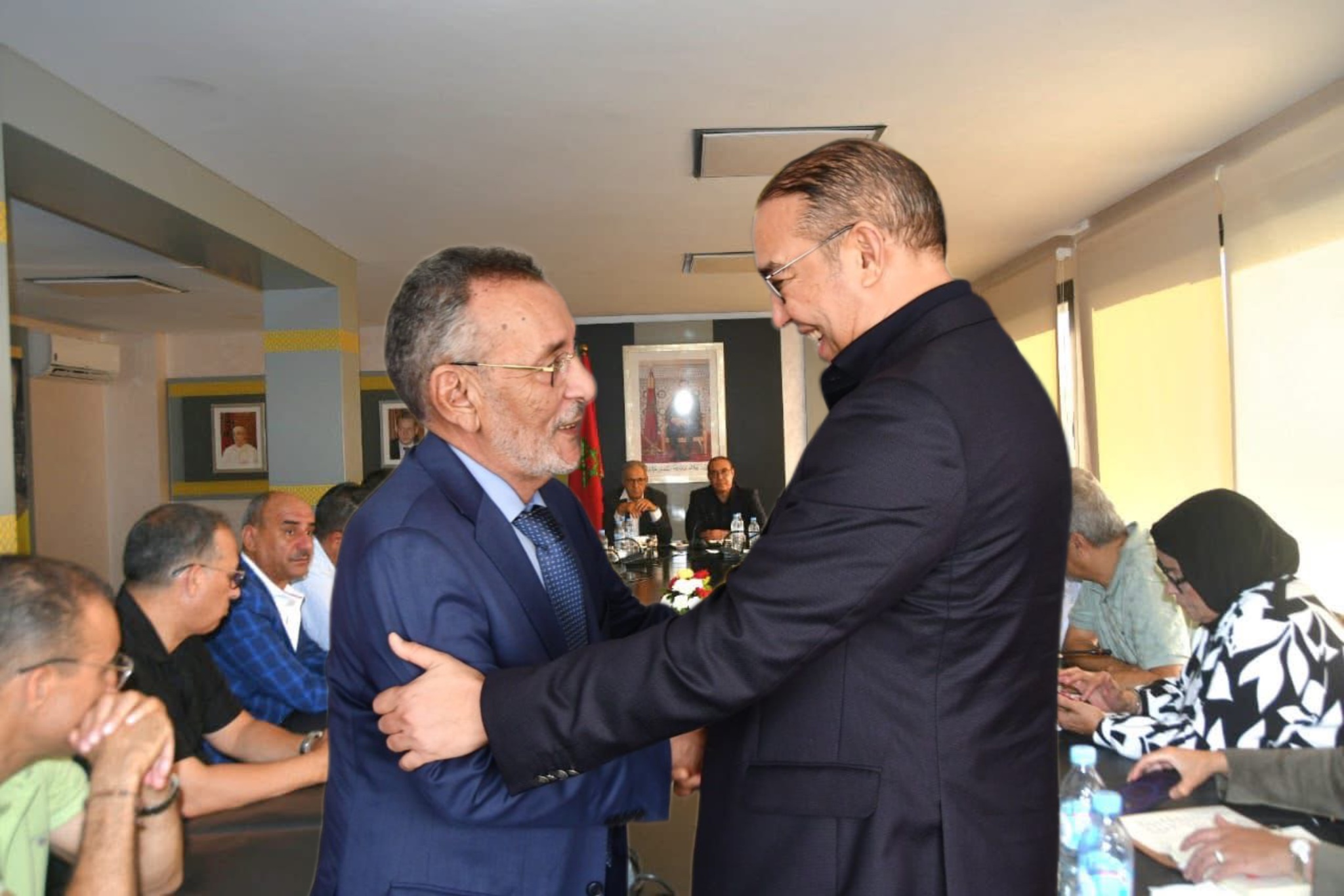 اعتراف بجهود القيادي سيدي صلوح الجماني في دعم توجهات الحركة الشعبي