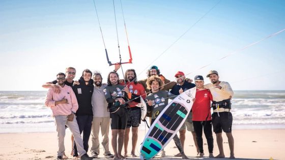 تتويج مستحق للمغربي علي بقالي في إختام بطولة المغرب للكيتسورف بالداخلة