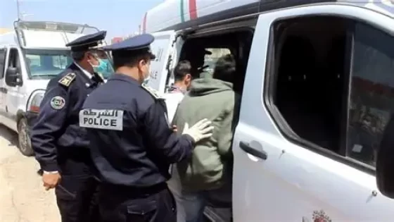 امن العيون يعتقل المتورطين في التراشق بالحجارة