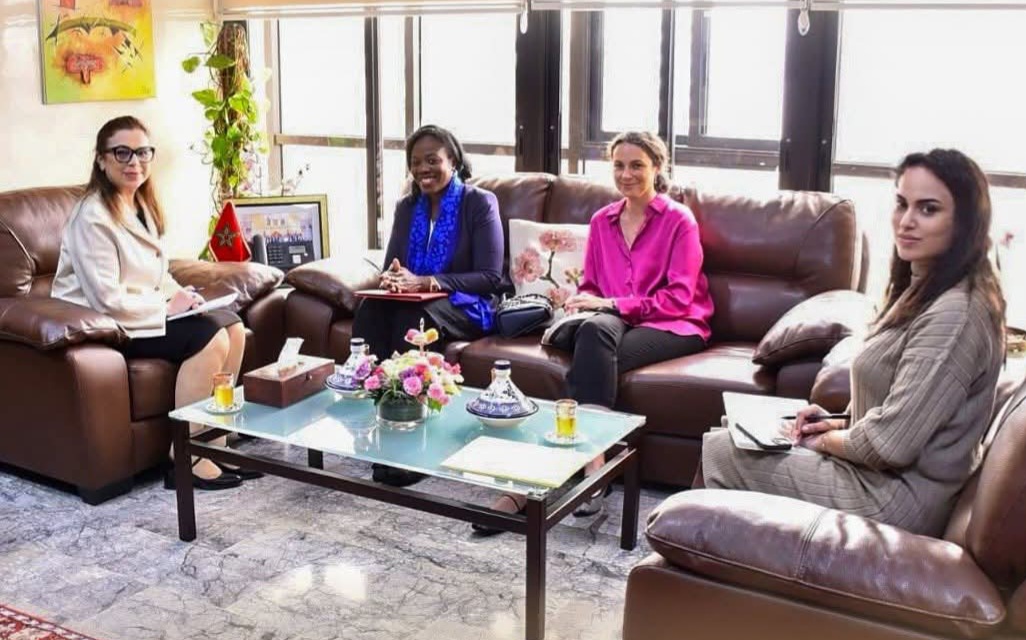 إنفتاح دبلوماسي على القضايا الإجتماعية : لقاء يجمع وزيرة التضامن برئيسة النادي الدبلوماسي