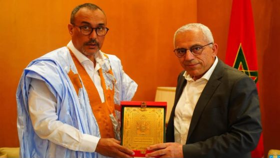 رئيس جهة الداخلة – وادي الذهب يستقبل نظيره من جهة الدار البيضاء – سطات