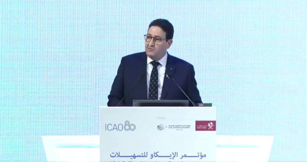 قيوح يعرض الرؤية المغربية لتسهيل النقل الجوي بمؤتمر الإيكاو بالدوحة