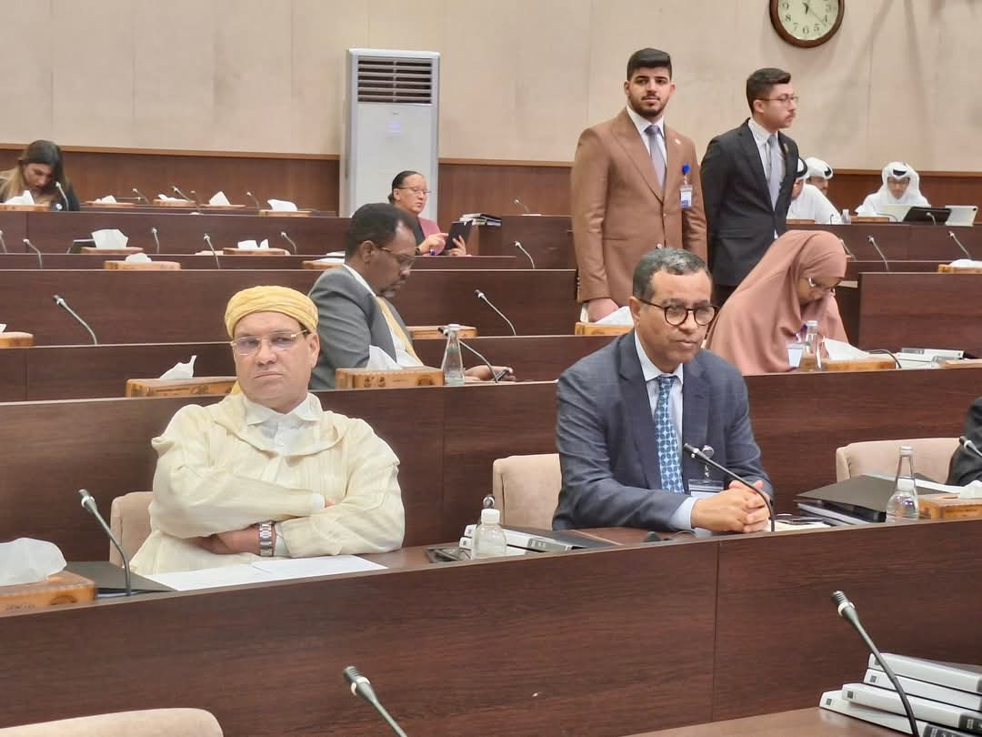 النائب البرلماني محمد عياش يمثل جهة العيون الساقية الحمراء في أشغال البرلمان العربي ببغداد