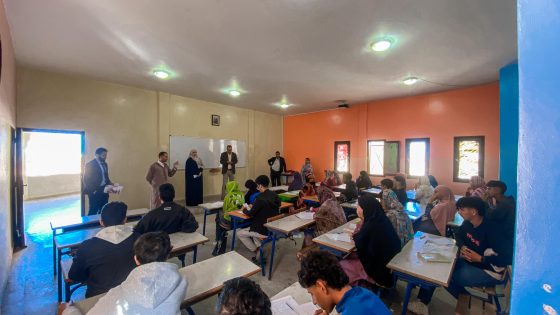 زيارة تحسيسية ببوجدور لترسيخ قيم النزاهة ومحاربة الغش في المؤسسات التعليمية”