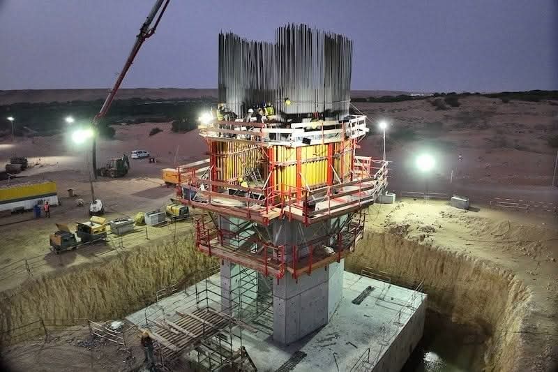 أشغال بناء أطول جسر طرقي بالمغرب على وادي الساقية الحمراء تتقدم بنسبة 23%