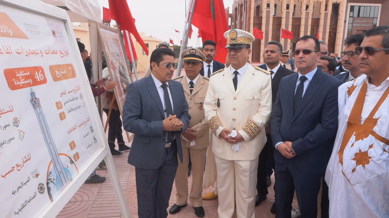 إقلاع تنموي واعد بإقليم بوجدور بفضل المبادرة الوطنية للتنمية البشرية ودينامية عامل الإقليم ابراهيم بنبراهيم