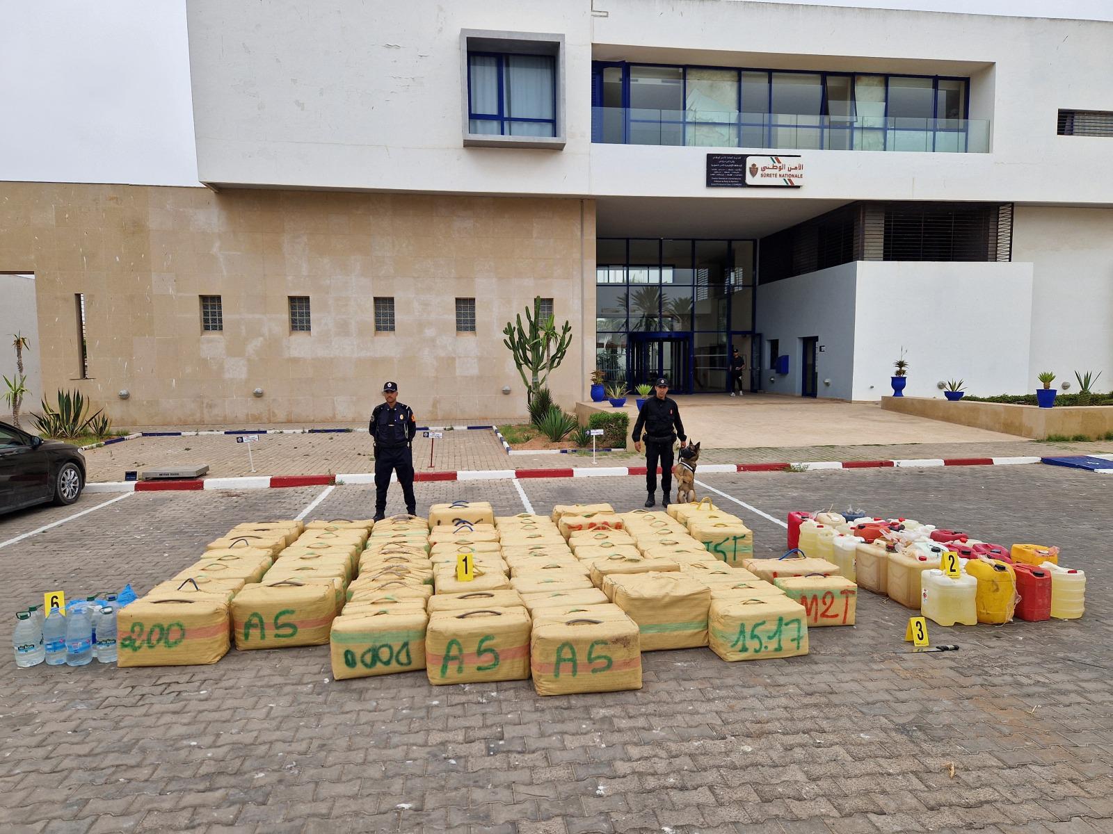 الصويرة.. إحباط محاولة لتهريب أزيد من ثلاثة أطنان من مخدر الشيرا وتوقيف ثلاثة مشتبه فيهم
