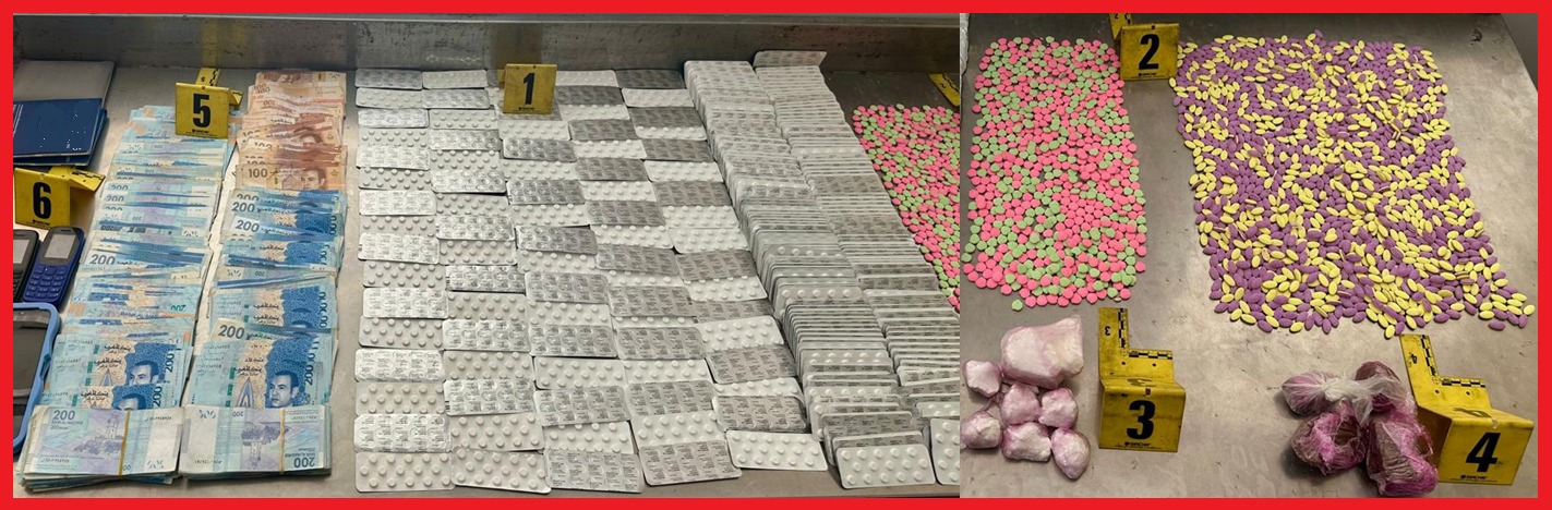 أمن أكادير شخصين حاولا إغراق أحياء المدينة بالممنوعات