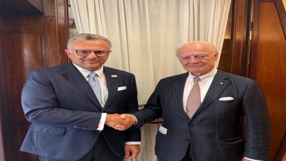 السفير الأمريكي يؤكد على مصداقية الحكم الذاتي خلال لقائه بمبعوث الأمين العام للأمم المتحدة