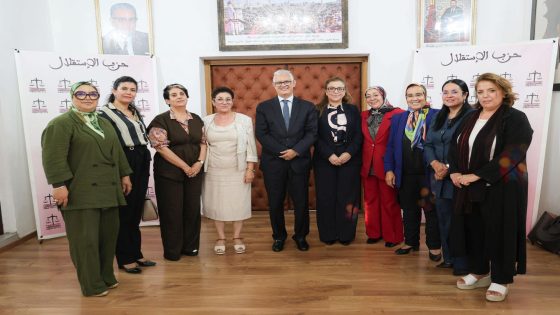 نزار بركة يستقبل وفد من ائتلاف التنظيمات النسائية الحزبية بمشاركة الوزيرة نعيمة بنيحيى