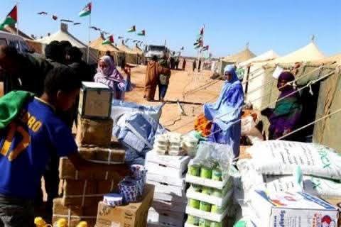 تقارير تكشف سرقة المساعدات الإنسانية بمخيمات تندوف وحرمان المحتجزين من حقهم في الدعم الدولي