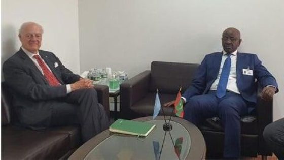 دي ميستورا يلتقي وزير الخارجية الموريتاني في نيويورك لبحث مستجدات نزاع الصحراء