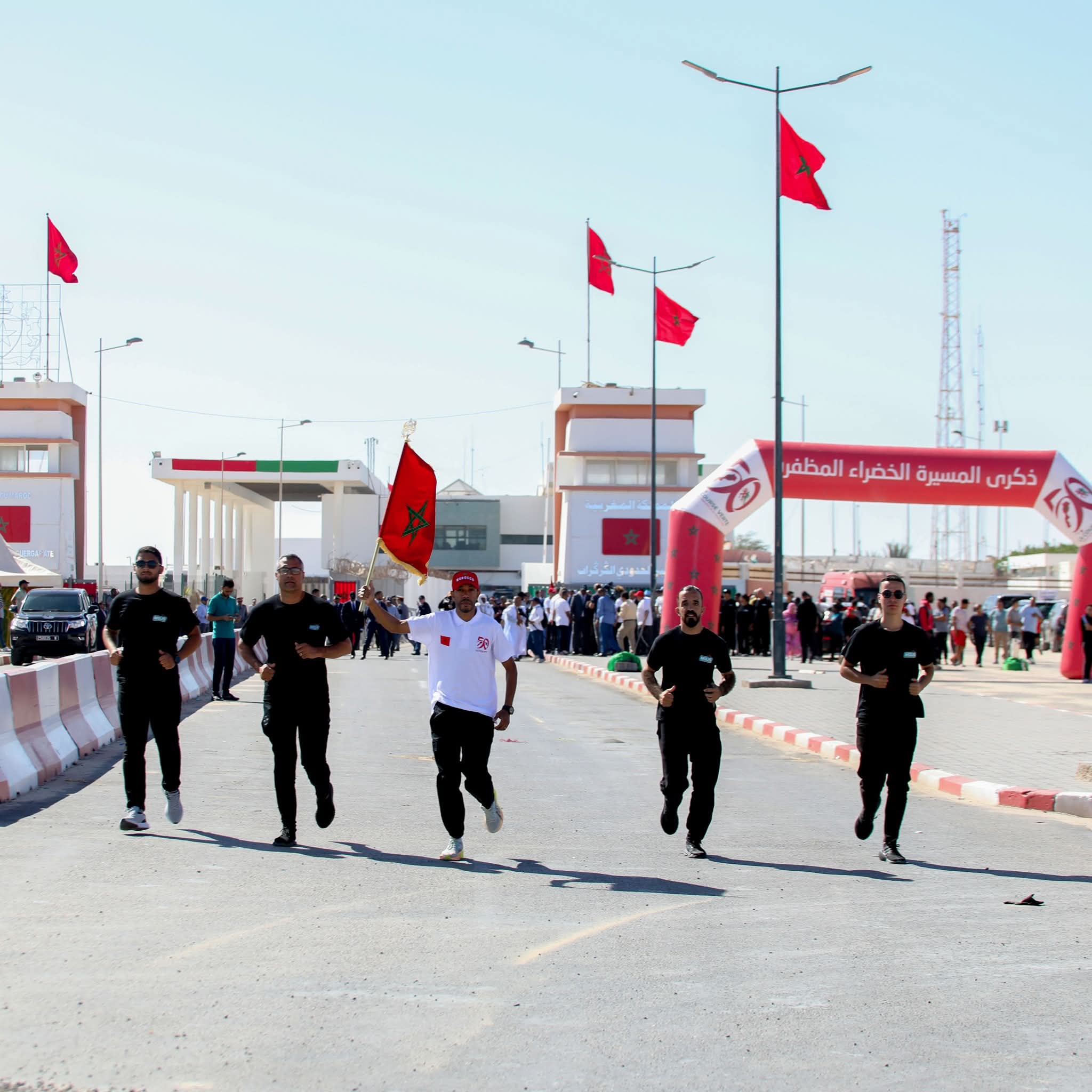 المرحلة الخامسة عشرة من “سباق التناوب الرمزي للمسيرة الخضراء” تربط بين الكركرات وبئر كندوز