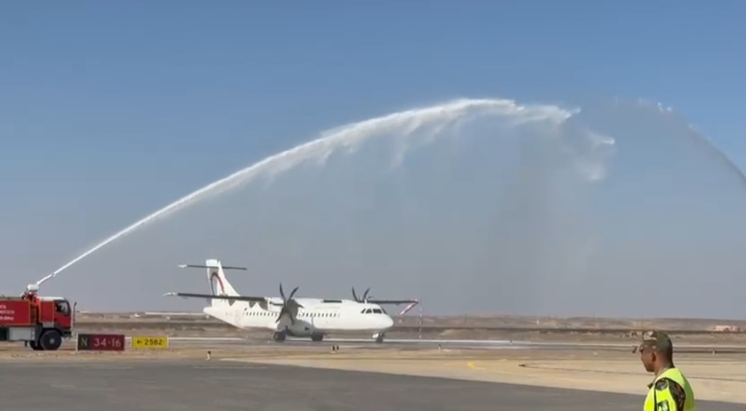 السمارة تشهد أول رحلة جوية مباشرة قادمة من الدار البيضاء