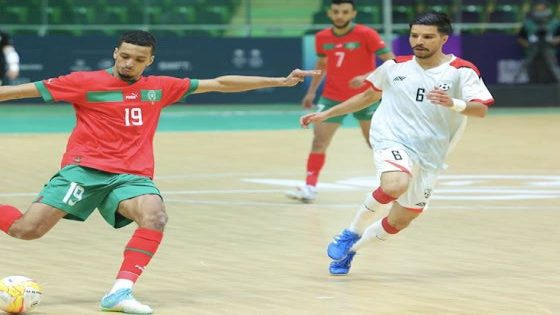 المنتخب المغربي لكرة القدم داخل القاعة يتأهل إلى نصف النهائي بعد فوزه على أفغانستان (4-0)