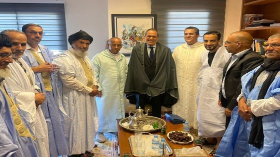 جمعية حنين تحطّ الرحال بمدينة ودان وتلتقي سفير المملكة حميد شبار بنواكشوط