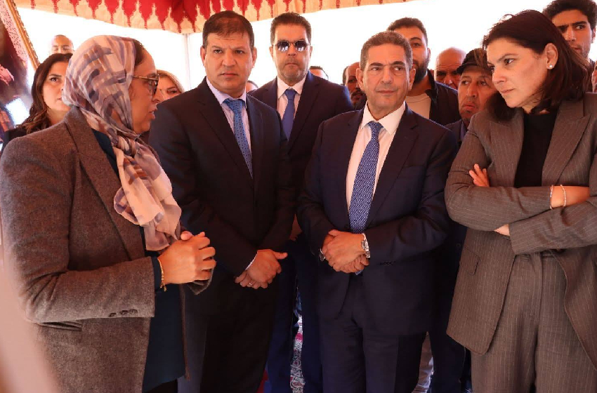 فاطمة الزهراء المنصوري تطلق القافلة الوطنية للقرب بالعالم القروي بإقليم تارودانت وتوقع اتفاقية المساعدة المعمارية والتقنية